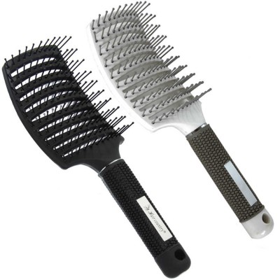 Professional Curved Vented Styling Hair Brush Barber Hairdressing Styling Tools Fast Drying Hair Detangling Massage Brushes