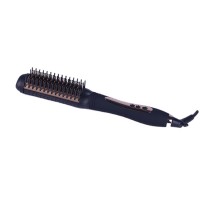 Chinese Factory Custom LCD Ceramic Brush Curling Iron Ionic Hair Brush